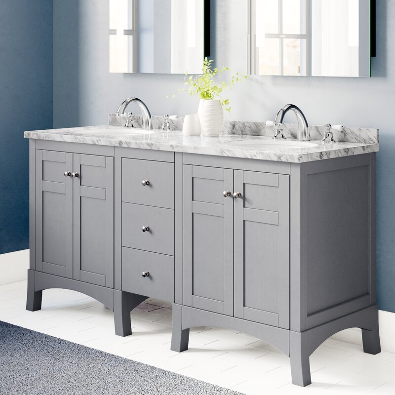 Vanleer 60 Double Bathroom Vanity Set Double Bathroom 2967